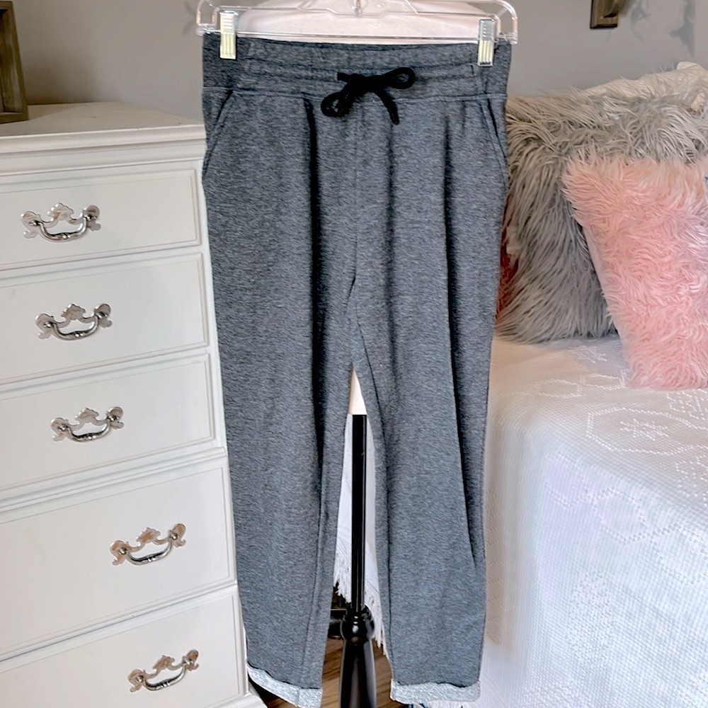 Champion Comfy Gray Sweatpants Womens XS Small Athletic Loungewear Drawstring